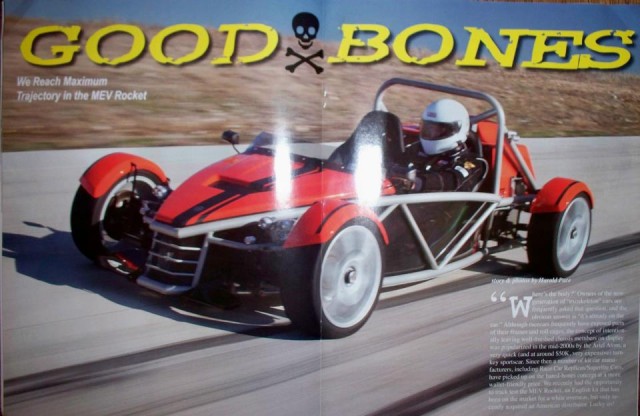 MEV Rocket in Kit Car Builder Magazine