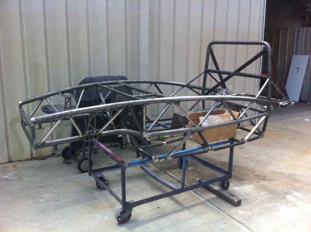 New Exocet Sport about to be Media Blasted and Powder Coated