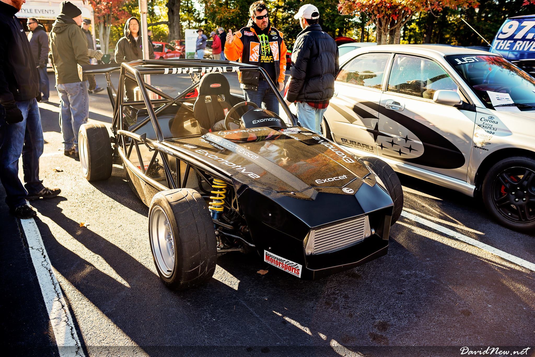 Exomotive and Just Track It at Caffeine and Octane