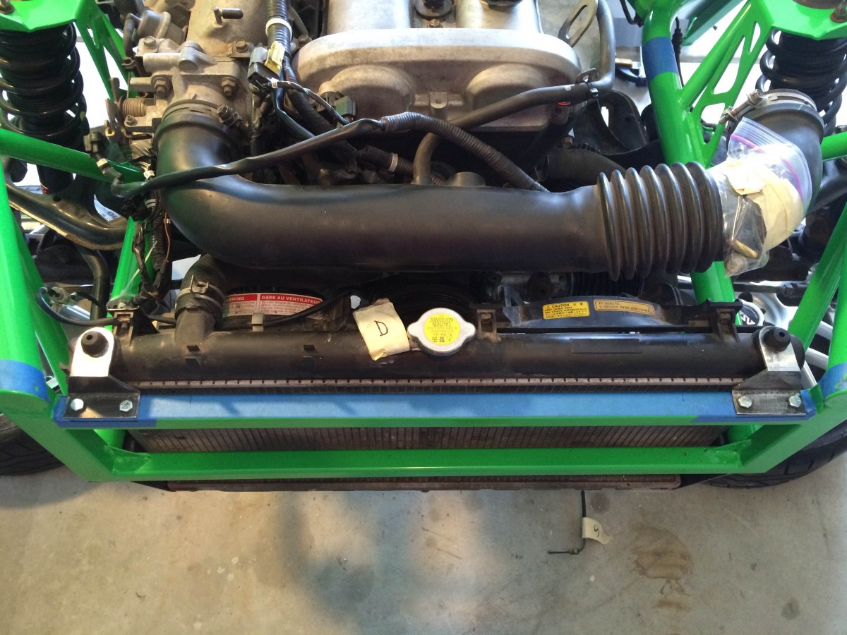 Radiator Mounting | Exomotive - US Manufacturer of Exocars & Kit Cars