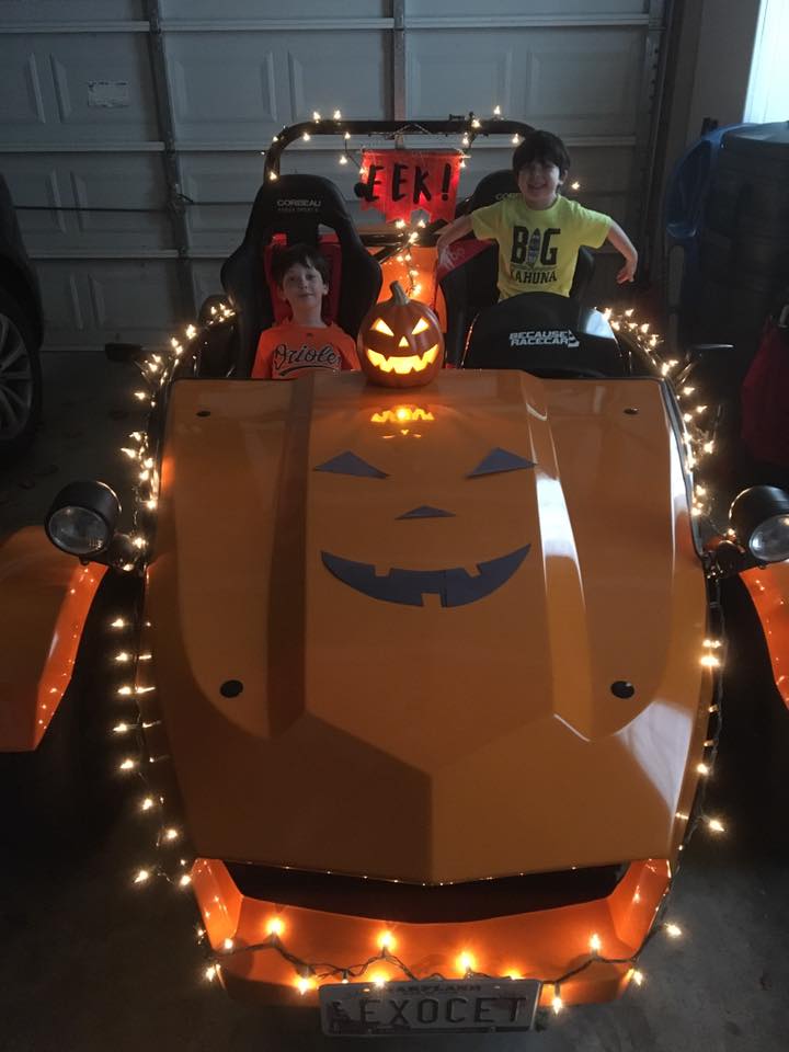 This Exocet is ready for Halloween!