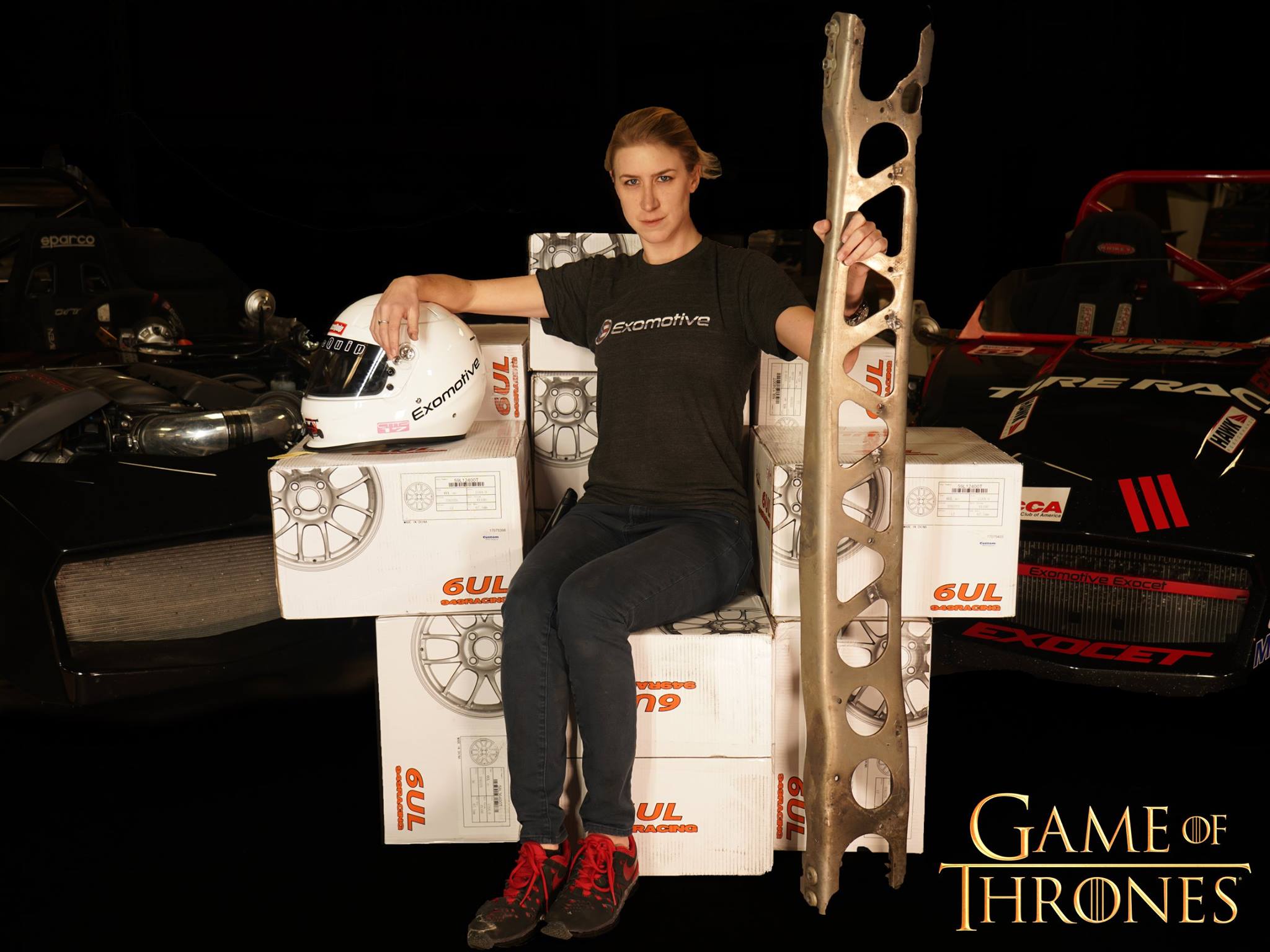 The aluminum throne is much lighter than the iron throne