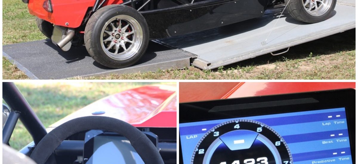 LFX V6 Exocet Race Gets a New AiM MXP Digital Dash
